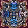 Abstract Fushia flat