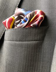 Abstract Fushia in pocket