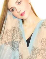 Sunset window scarf